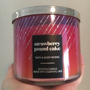 Strawberry Pound Cake Candle Bath Body Works